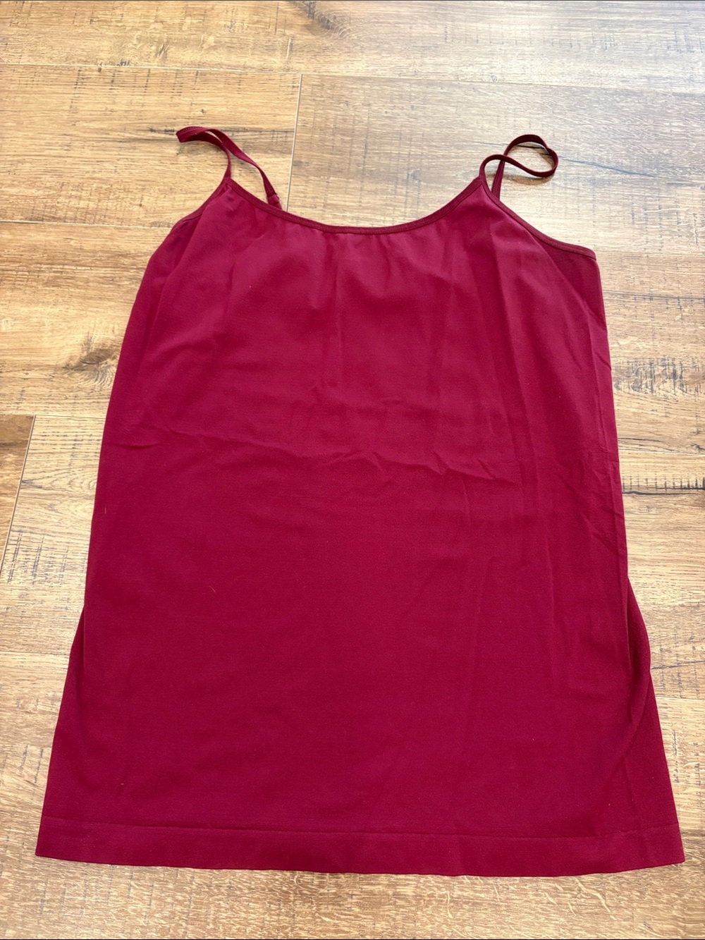 Joe Fresh Burgundy Spaghetti Strap Tank Top